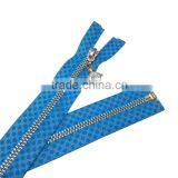 5# Custom Size Printing Design Auto Lock Close End Zipper for Man's Coat thumbnail-2