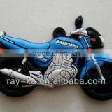 Rubber Motorcycle Keychain