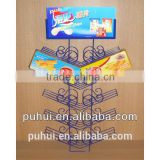 beautiful designed wire hanging crisps display stand with good quality