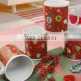 Best Selling Porcelain Coffee Mug Ceramic V Shape Mugs thumbnail-4
