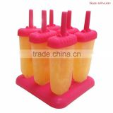 Groovy Ice Pop Molds, Spring Green - Set of 6