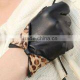 Stylish Welcome Leopard Cuff Ladies Leather Short Glove