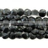 Black Agate Hand Knapped Coin Nuggets thumbnail-1