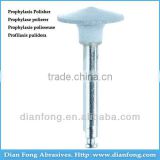 Cr105C White RA Shank Low Speed Wheel Silicone Rubber Prophylaxis Polisher For Polishing Ceramic Abrasives Dental