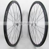 Hot sale carbon clincher cyclocross wheels 38mm depth CX carbon bicycle wheels with DT 350s central hub or 6 bolts