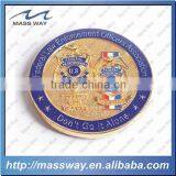 Die Casting Custom 3D Zinc Alloy Brass Metal Gold Coin