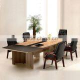 L Shape Laminated Simple Work Room Factory Modular Conference Room Table thumbnail-5