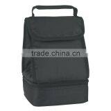 Dual Compartment Lunch Bag-Black thumbnail-1