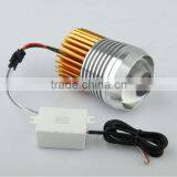 Auto Parts 10w Led Motorcycle Headlight Driving /flashlight With Blue Silver Housing thumbnail-4