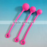 wholesale adult sex toy ball shape pink silicone sex ball plug