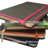 A5/A6 PU Leather Cover Notebook With Color Side