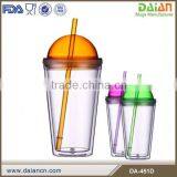 Timely bpa free insulated acrylic tumbler for bubble tea