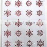 2014 Christmas Sticker With Snowflake Design