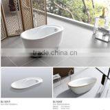 2014 new products New Acrylic bathtub and whirlpool for sale hotel project with mix valve shower BL1001T