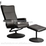 High quality living room leisure chair/ recliner chair with ottoman