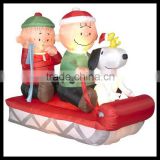 Attractive outdoor inflatable christmas decoration