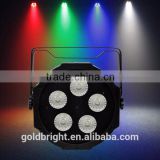 High brightness LED par light slim DMX512 RGBWA 5in 1 color