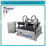 Two Spindle CNC Wood Router for Advertising Industry