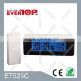 Large LCD Display Weather Station Clock ET523C