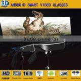 Factory Direct Sales 98inch Virtual Display Full hd 1080p 3D Video Glasses With Android 4.4, Wifi,8GB Flash,32GB TF Cards thumbnail-6