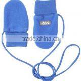 Custom Baby Fleece Mitten With Knitted Cuff