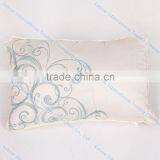 Embroidered White Cushion Covers Cheap Decorative Throw Couch Pillows thumbnail-1