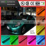 Best Price 1.52*20m Chrome Matte Ice Car Wrap Vinyl With Air Bubble Channel Car Wrapping thumbnail-2