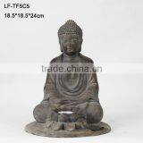 Resin Crafts Solar Buddha Statues Garden Lighting Wholesale thumbnail-6