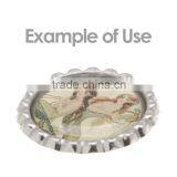 200pcs 1 Inch 3D Transparent Dome Circle Epoxy Sticker Bottle Cap thumbnail-5