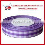 Hot Purple Tartan Ribbon