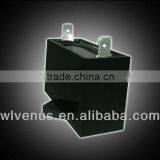 Black Plastic Case Square Type Cbb61 Capacitor of Cbb61 6uf 11uf thumbnail-1