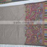 JAMAWAR CASHMERE SELF DESIGN STOLES thumbnail-1