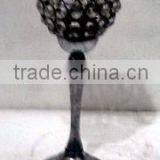 Metal & Glass Crystal Votive Tealight Candle Holder thumbnail-3