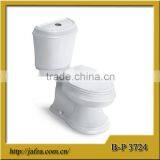 3724 new design sanitary ware ceramic washdown two piece s-trap toilet