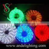 impressive PVC round 2 wires Christmas decoration rope led light