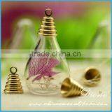 New Wholesale Rectangle Glass Cabochon Jewelry Necklace Pendant thumbnail-2