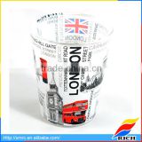 Create your own style glass souvenir london shot glass