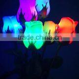 Manufacturer Supply LED Rose Flower Artificial Flower Mini Bouquet thumbnail-3