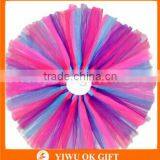 Professional Classical Ballet Tutu Dress With Rainbow Colors for Baby Girls thumbnail-2
