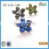 Wholesale Garment Button Accessories Rhinestone Flower Button for Clothing