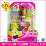 Defa Lucy Pretty 7 Inch Plastic Small Kids Small Vinyl Doll thumbnail-4