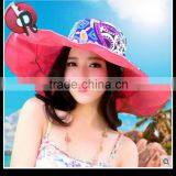 Korean Version Summer Sun Hat Female Sun Hat Beach Hat Large Brimmed Sun Hat Outdoor UV thumbnail-1