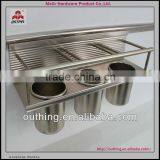 Champange Kitchen Hanging Cabinet Spice Racks thumbnail-1