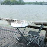 Metal Folding Table With Silk Screen Printed Stalinite Top thumbnail-4