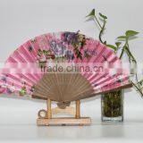 Ball Show Bamboo Silk Fan Craft Fan Lady Hand Fan