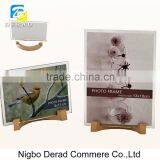 4x5 Dispaly Stand Product Acrylic Picture Frame Wood Frame thumbnail-1