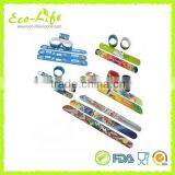 215*25*2mm Cartoon Printing Silicone Slap Bracelet, Silicone Slap Wirstbands, Souvenirs Promotion Gift thumbnail-5