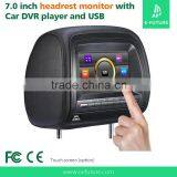 7inch 800*480 HD Digital Touch Screen Car Headrest Monitor thumbnail-3