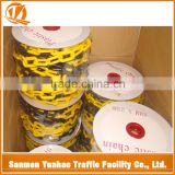 2016 wholesale color plastic chain,warning post link chain