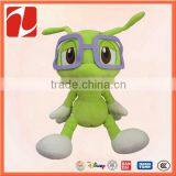 Custom Stuffed Animal Ant Plush Toy With Glasses